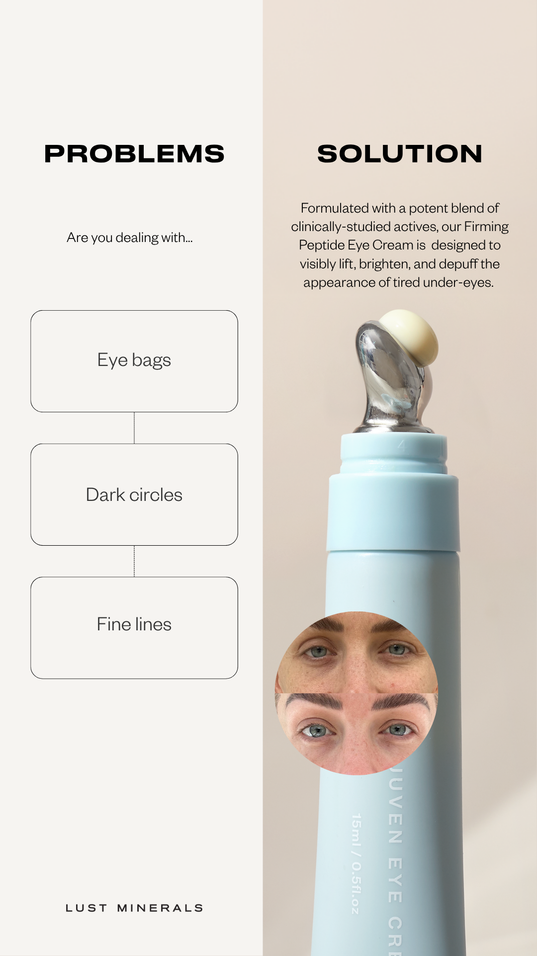 Lust Minerals Facebook ad