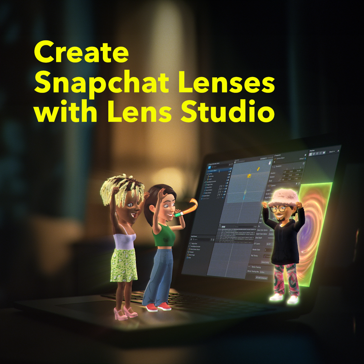 Snapchat Facebook ad