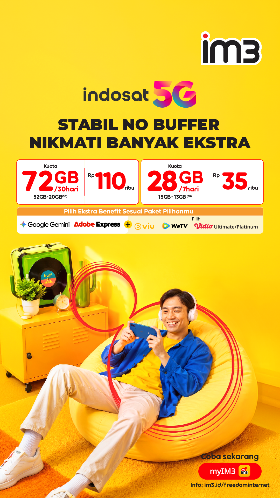 Indosat IM3 Facebook ad