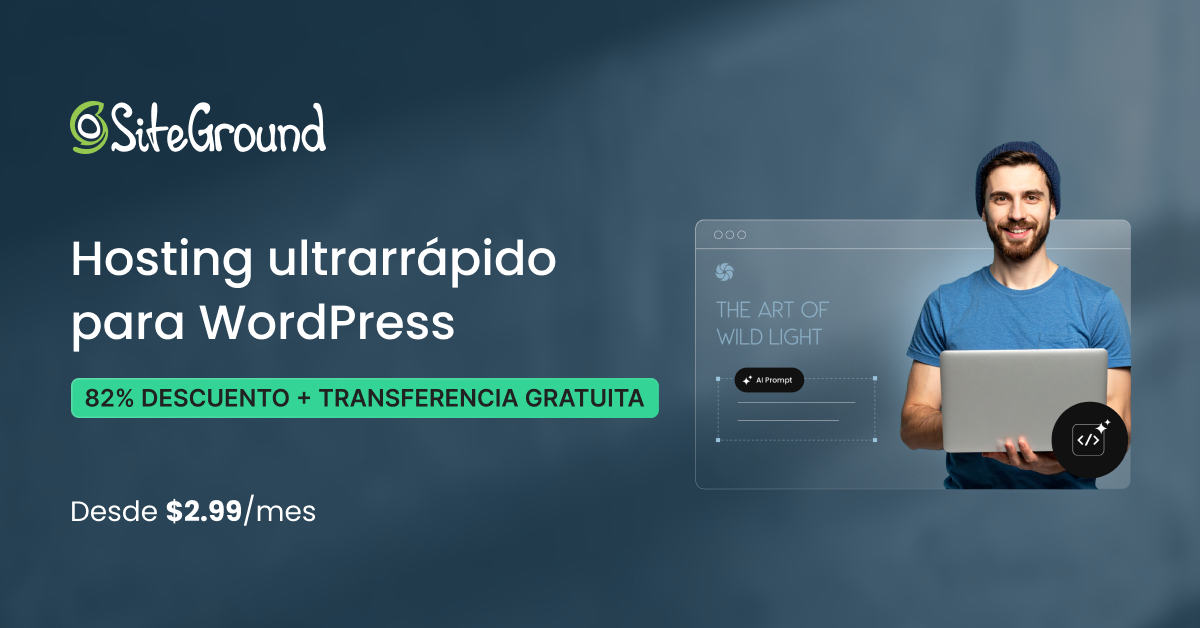 SiteGround Facebook ad