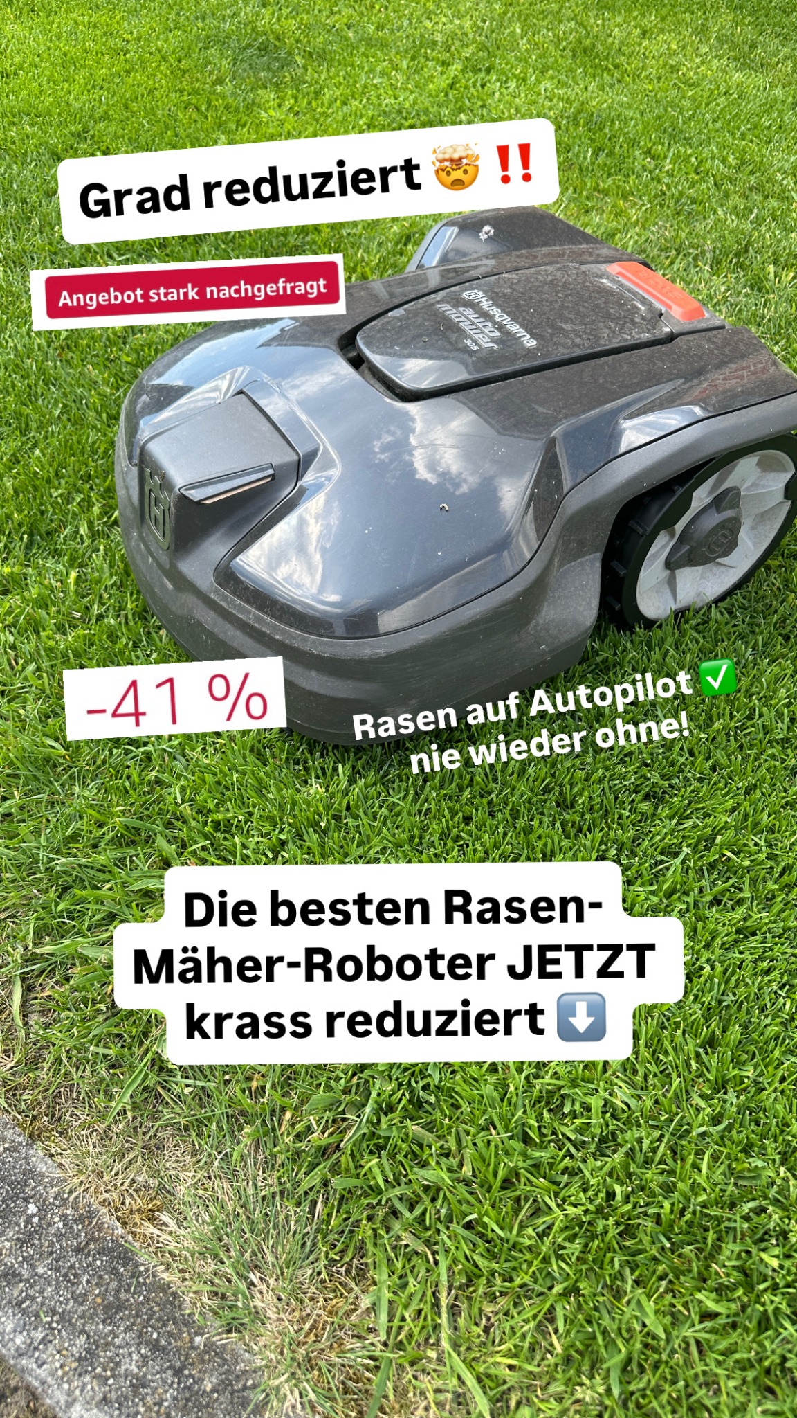 Daniel Korte Facebook ad: Die Amazon Seite von Daniel Korte - Die BESTEN Mähroboter