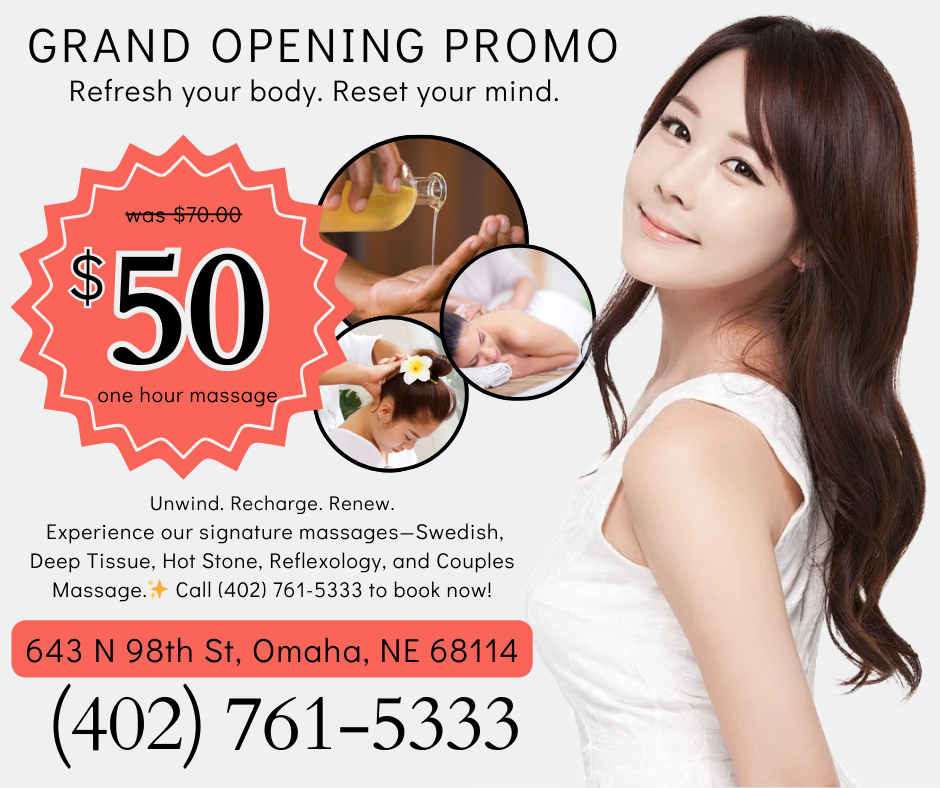 Chinese Scalp Massage Facebook ad: Recharge Your Body Only $50/hr Body Massage (402) 761-5333