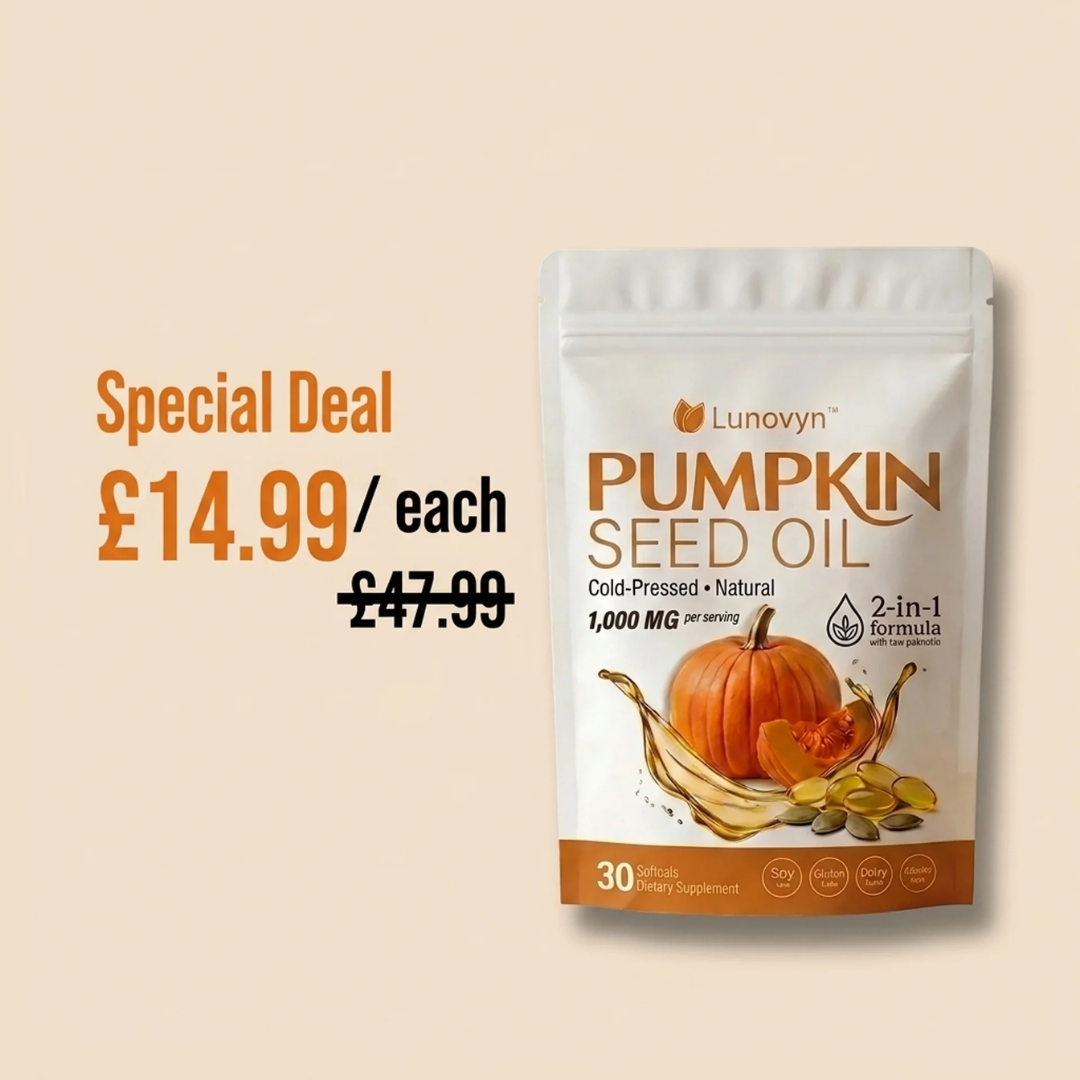 Lunovyn Facebook ad: Explore the Natural Power of Pumpkin Seed Oil Today!