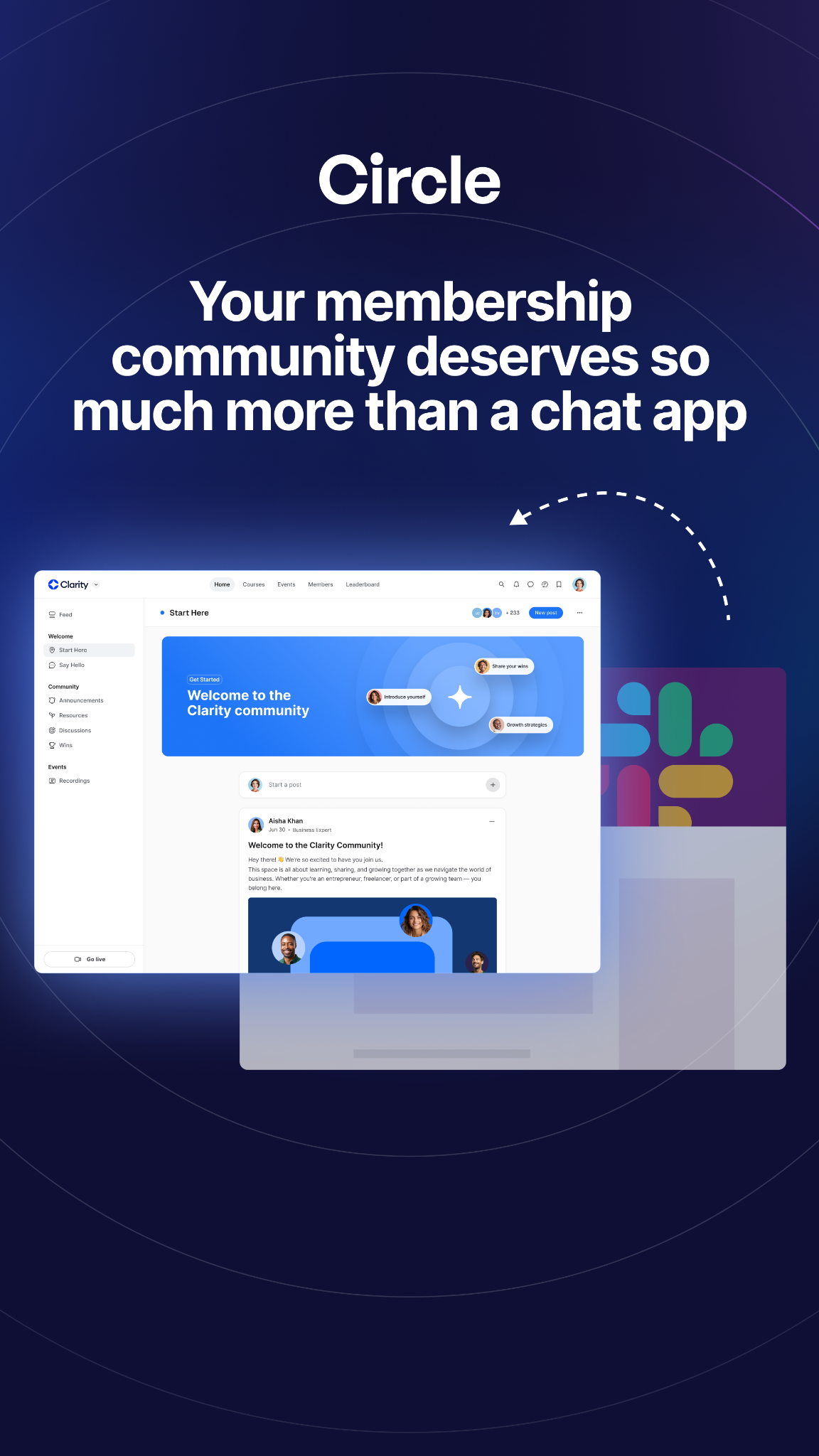 Circle Facebook ad from Jul 30, 2026