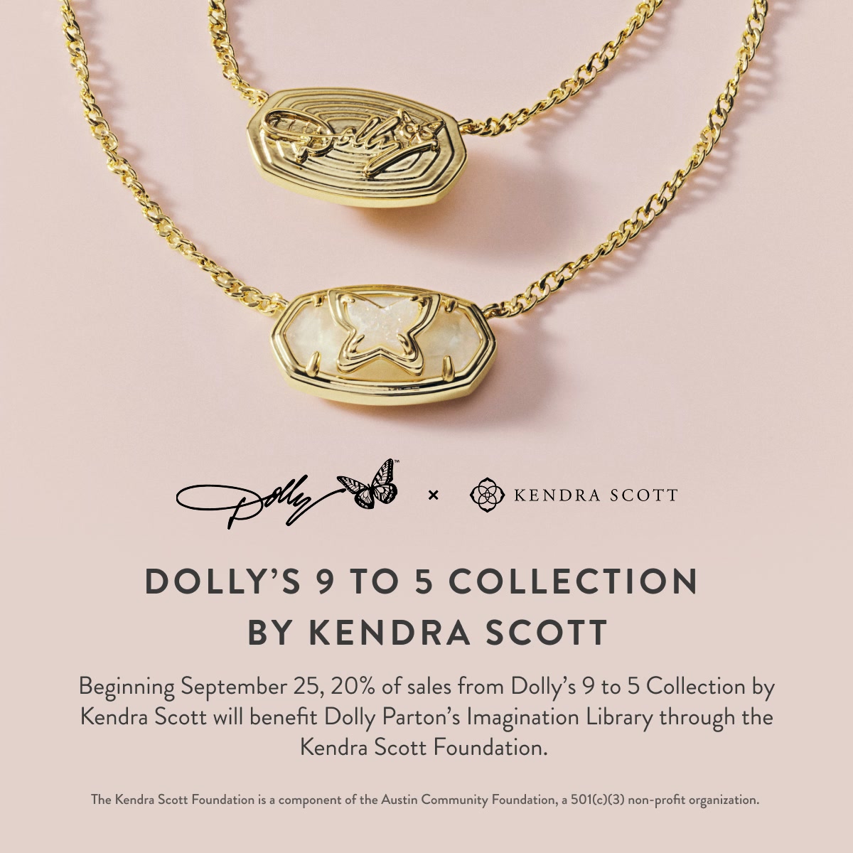 Kendra Scott Facebook ad: Shop for Good