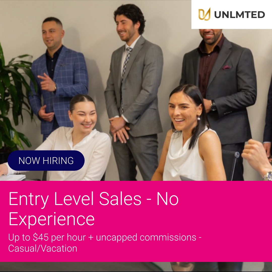 SEEK Facebook ad: Entry Level Sales - No Experience