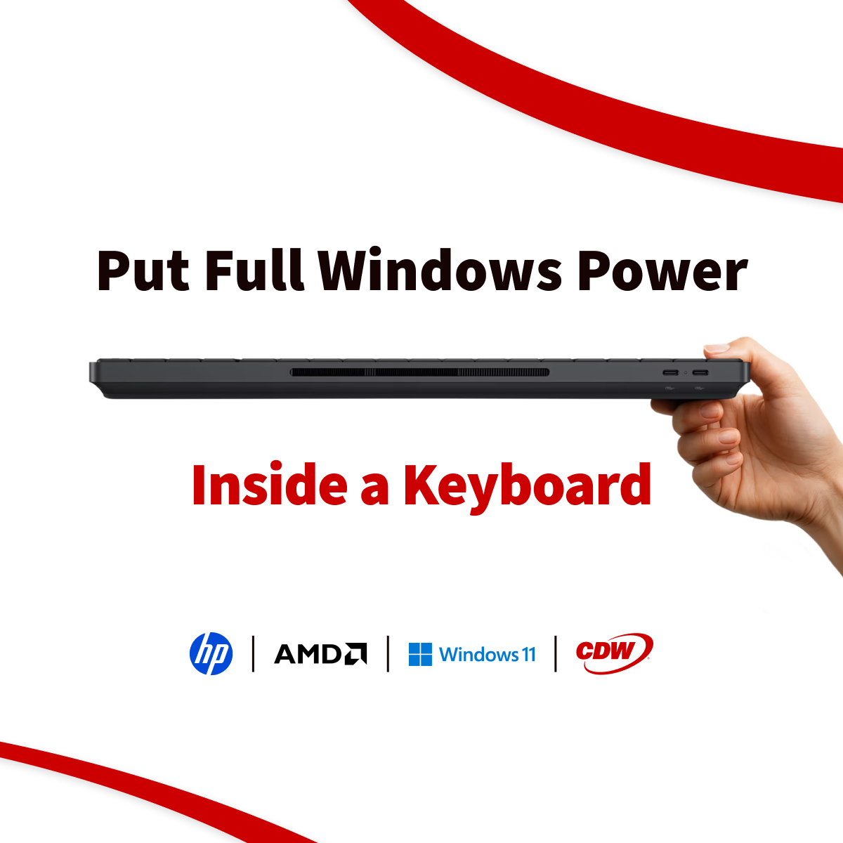 CDW Canada Facebook ad: Discover the HP EliteBoard G1a