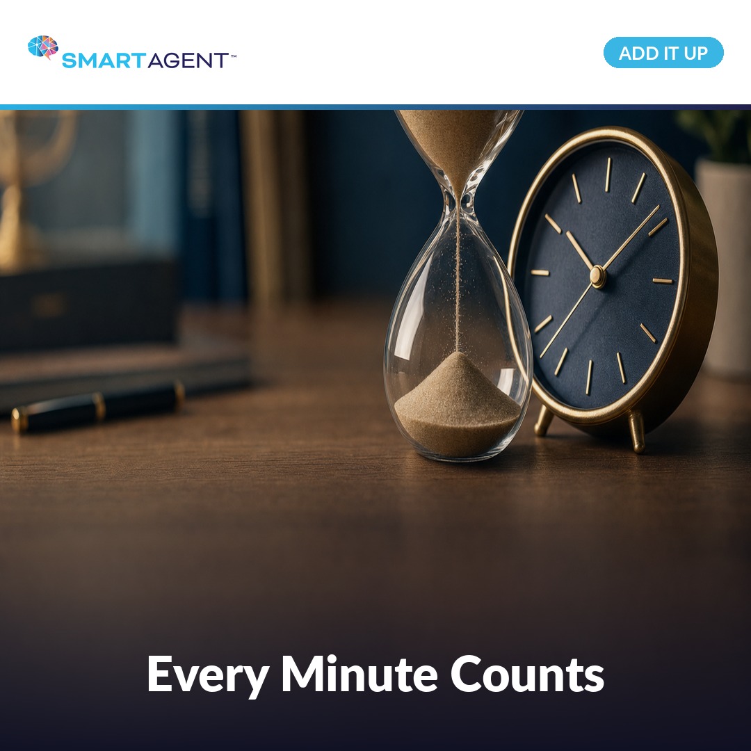 Smart Agent CRM Facebook ad: Five minutes here.