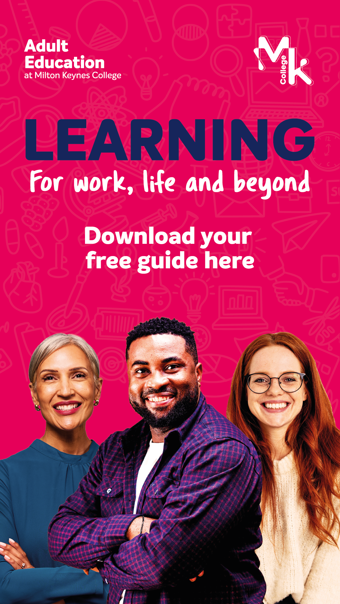 Milton Keynes College Facebook ad