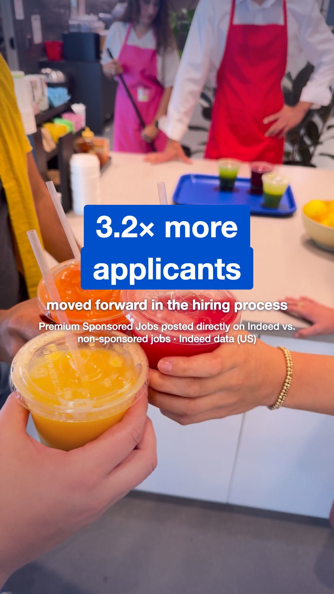 Indeed for Business Facebook ad: Hire Faster with Indeed Sponsored Jobs
