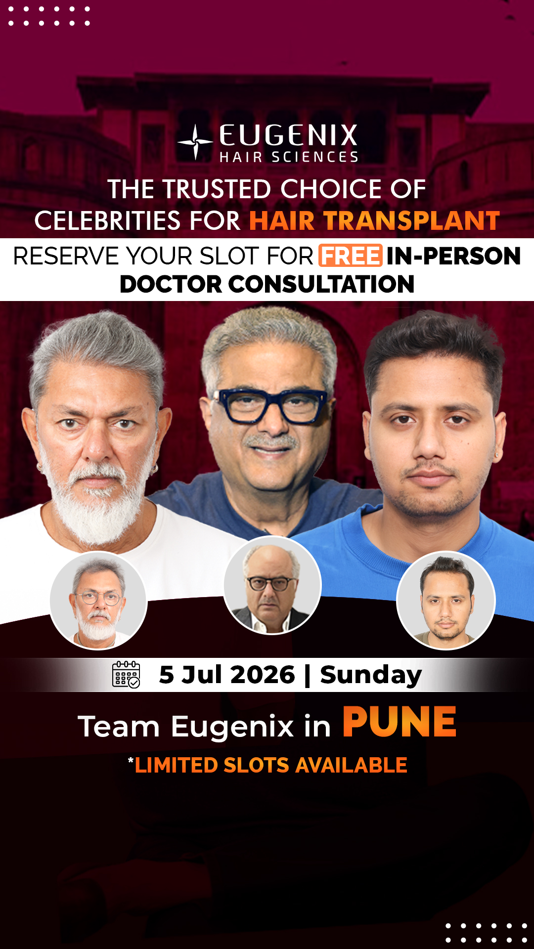 Eugenix Hair Sciences Facebook ad