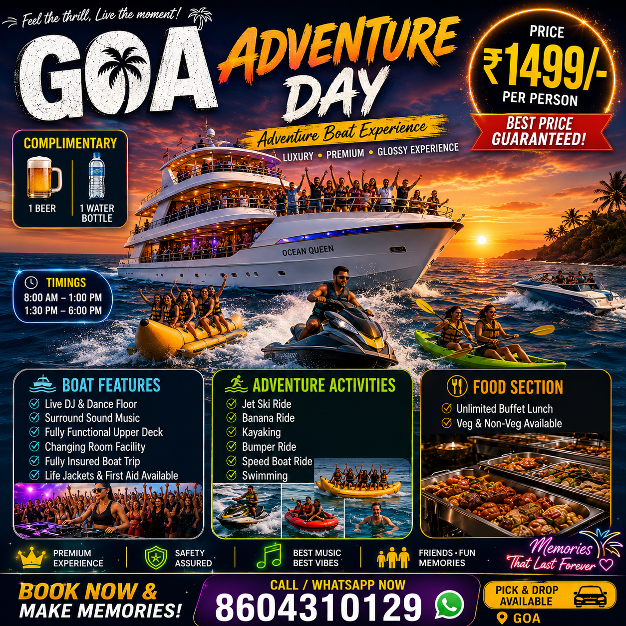 Goa Trip Advisor Facebook ad: Chat with us