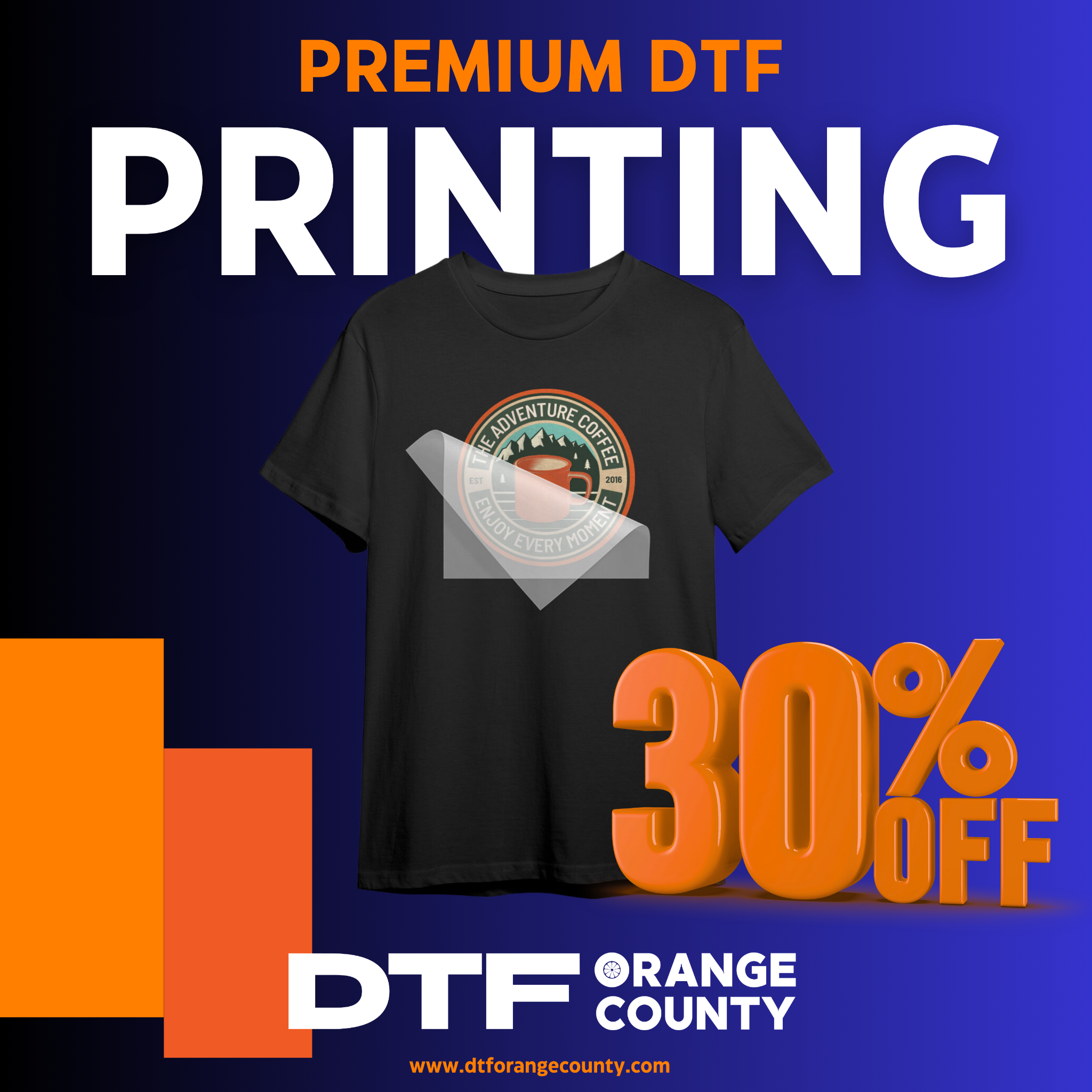 DTF Orange County Facebook ad