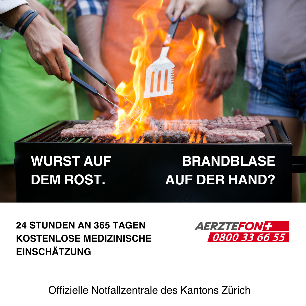 AERZTEFON Facebook ad: Der Anruf auf die Nummer 0800 33 66…