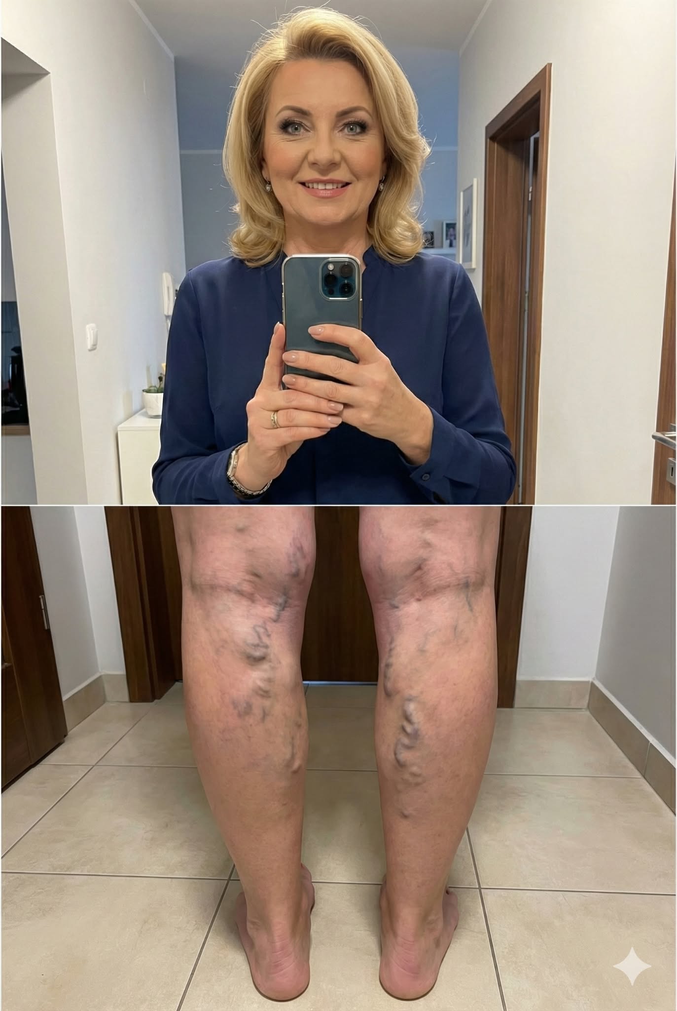 Maria borzęcka Facebook ad: Rozwiązane na żyły i spuchnięte nogi.