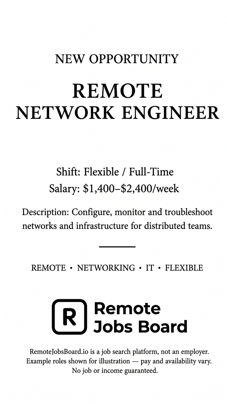 Remote Jobs Board - Work From Anywhere Facebook ad