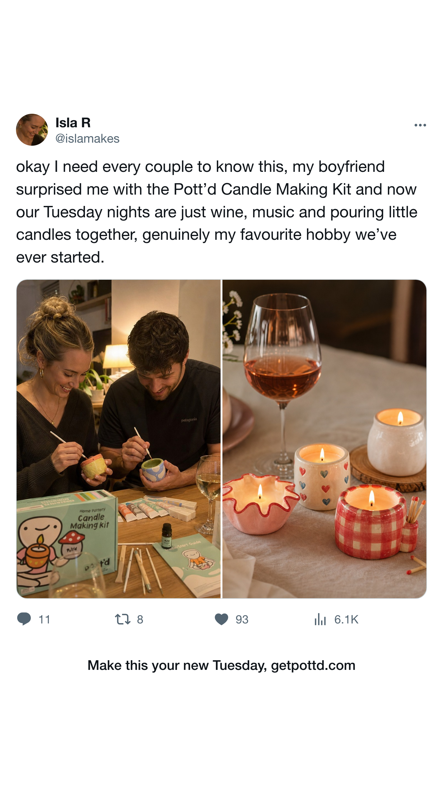 Pott’d US Facebook ad