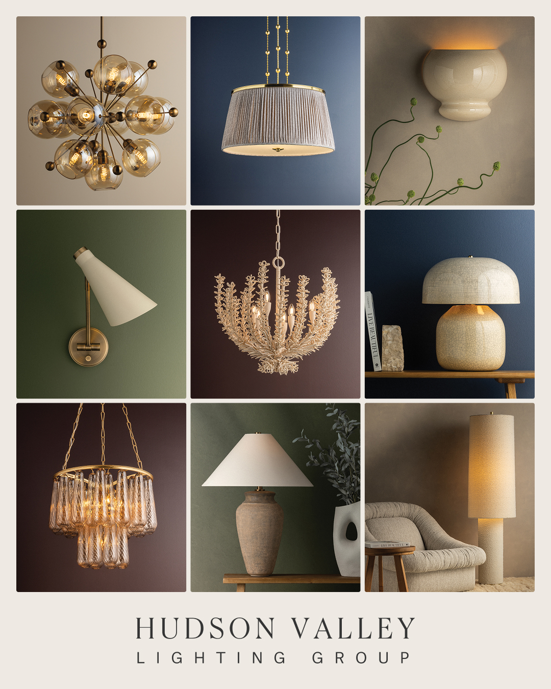 Hudson Valley Lighting Facebook ad: Designer Picks