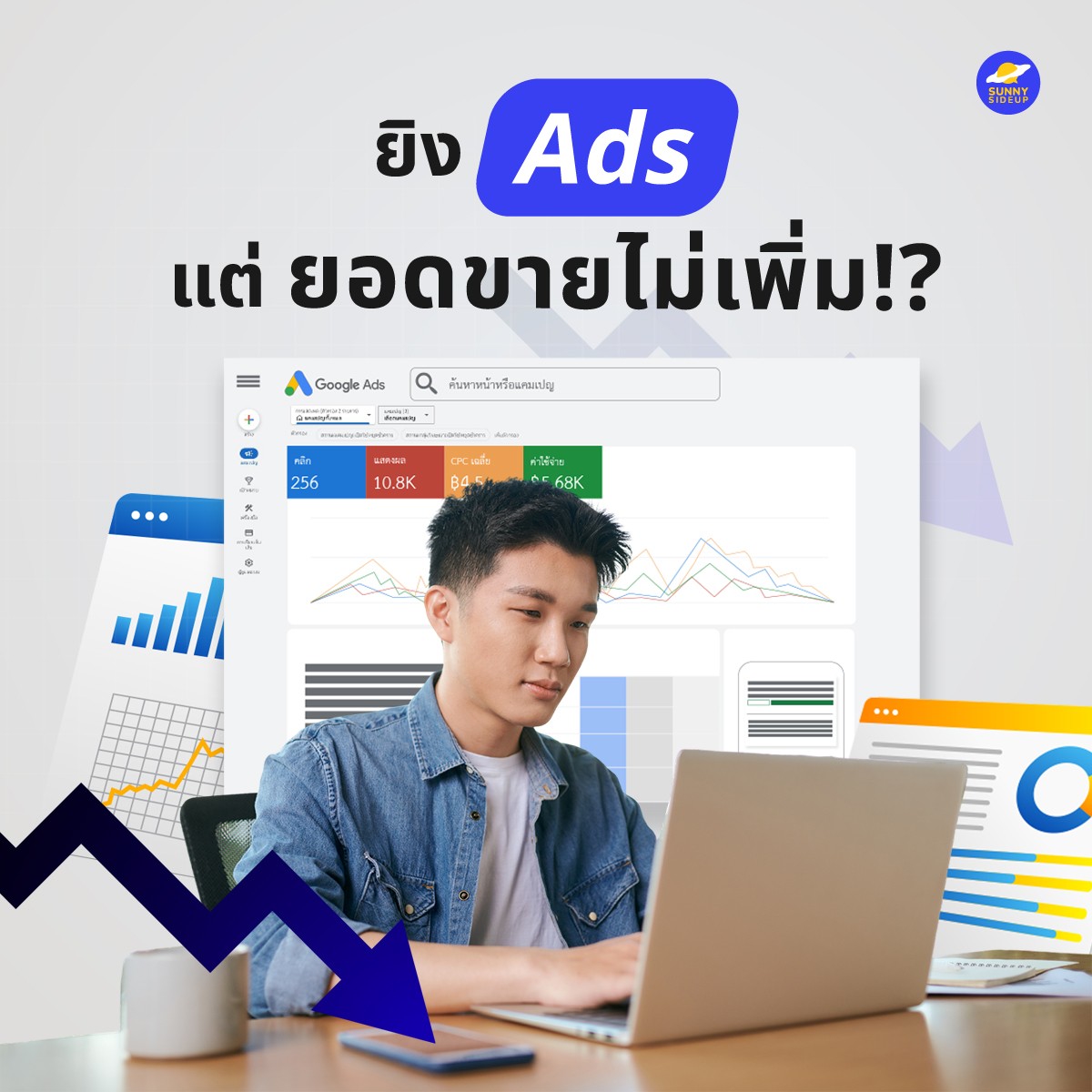 Sunnysideup Studio - Digital Agency Facebook ad: Ads ดี แต่เว็บไม่พร้อม = เงินหาย!