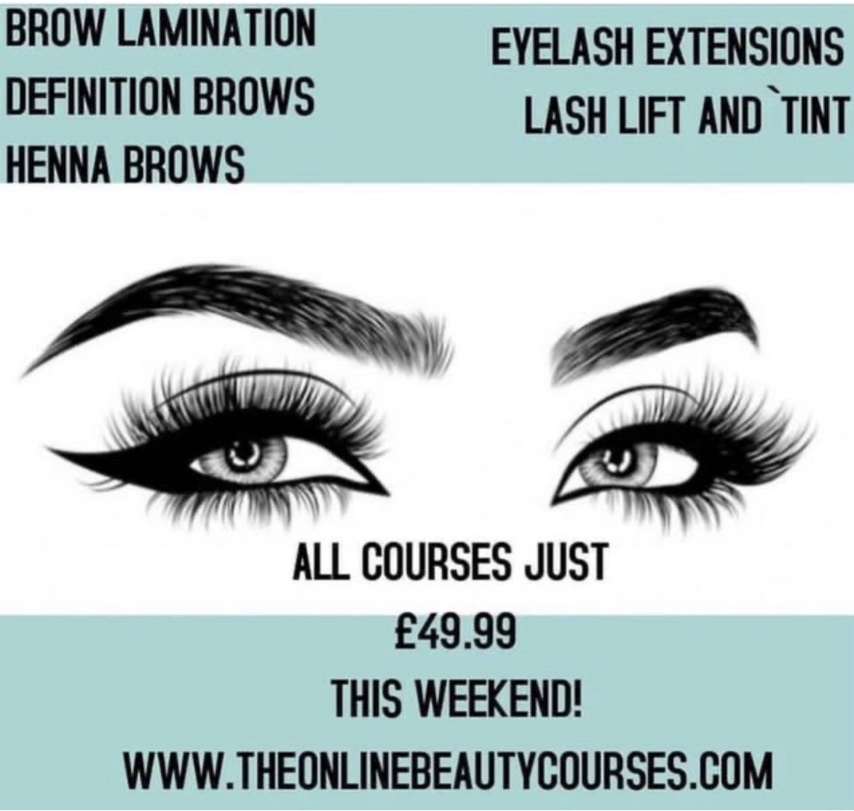 The Online Beauty Courses Facebook ad: Home Page | The Online Beauty Courses