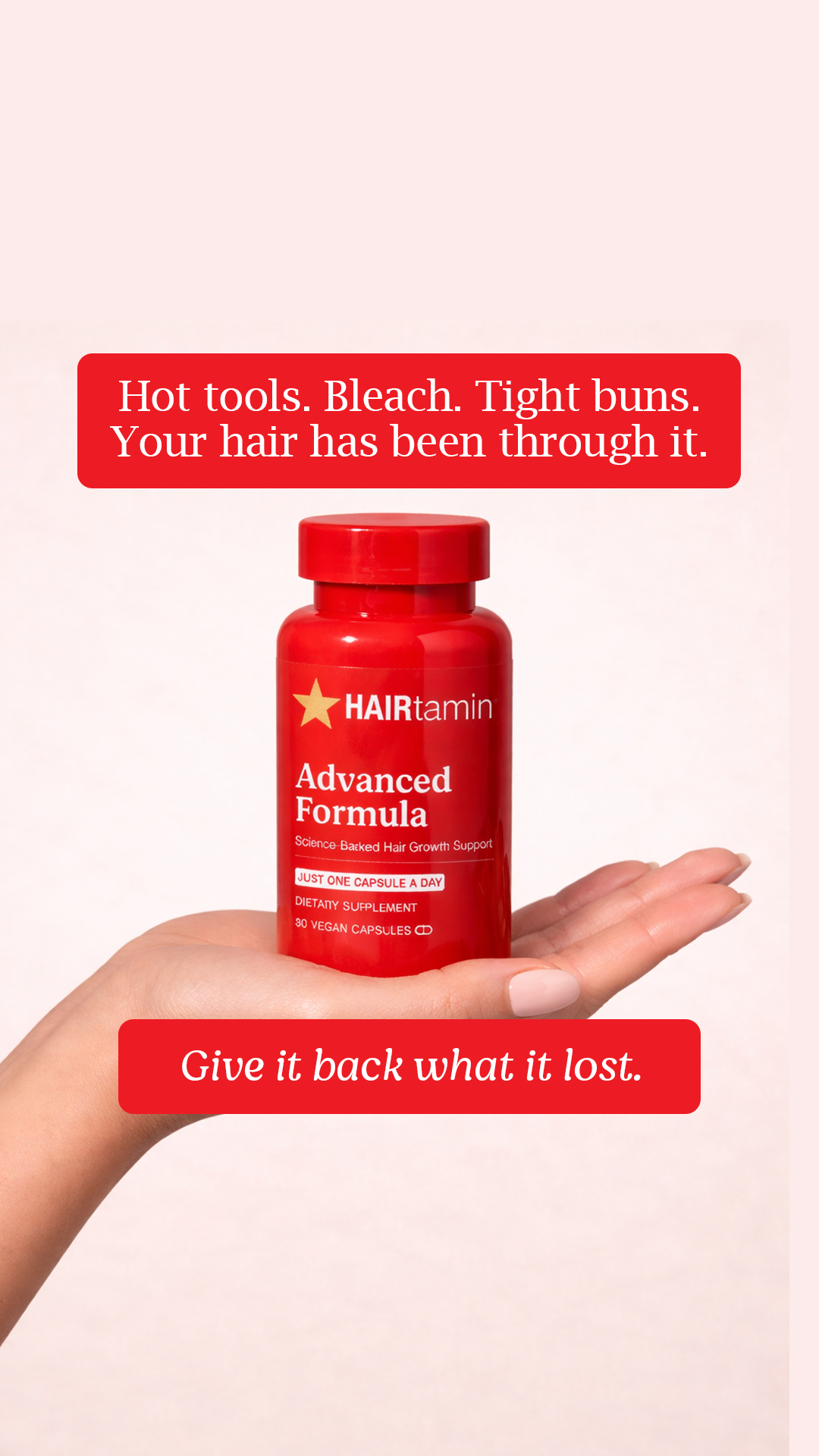 HAIRtamin Facebook ad