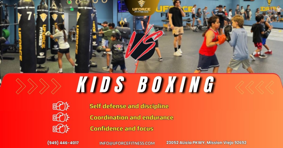 UForce Fitness Facebook ad: Secure your child's spot!