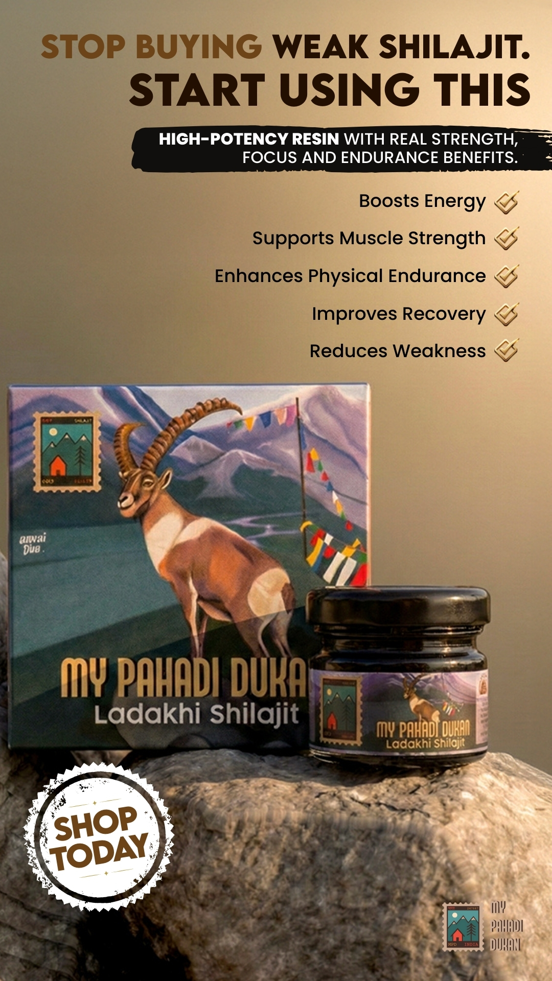 My Pahadi Dukan Facebook ad