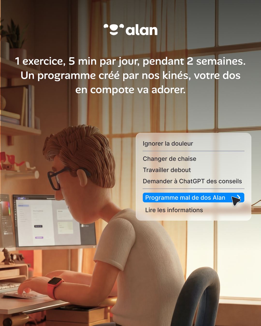 Alan Facebook ad