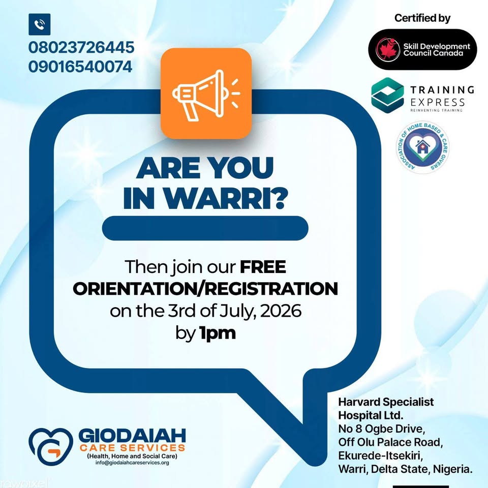 Giodaiah Care Services Ltd  Facebook ad