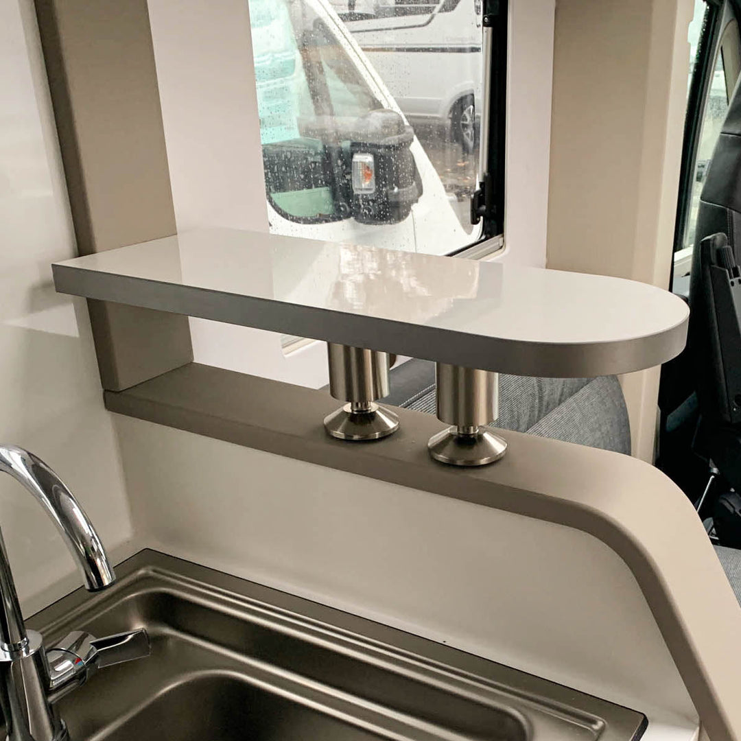 CamperBoards.de Facebook ad: Das neue Ablageboard vom Camper für Camper.