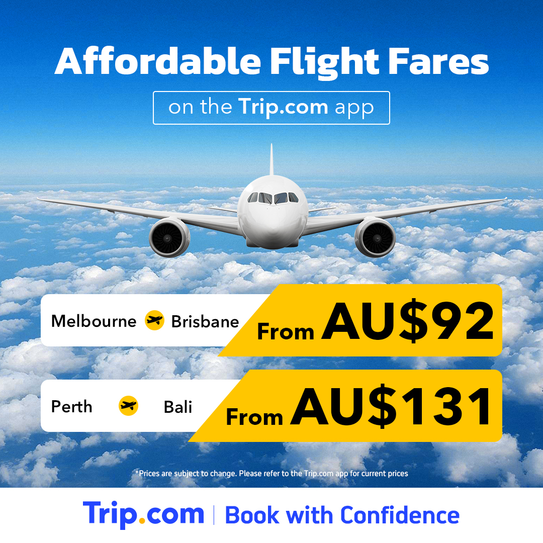 Trip.com Australia Facebook ad