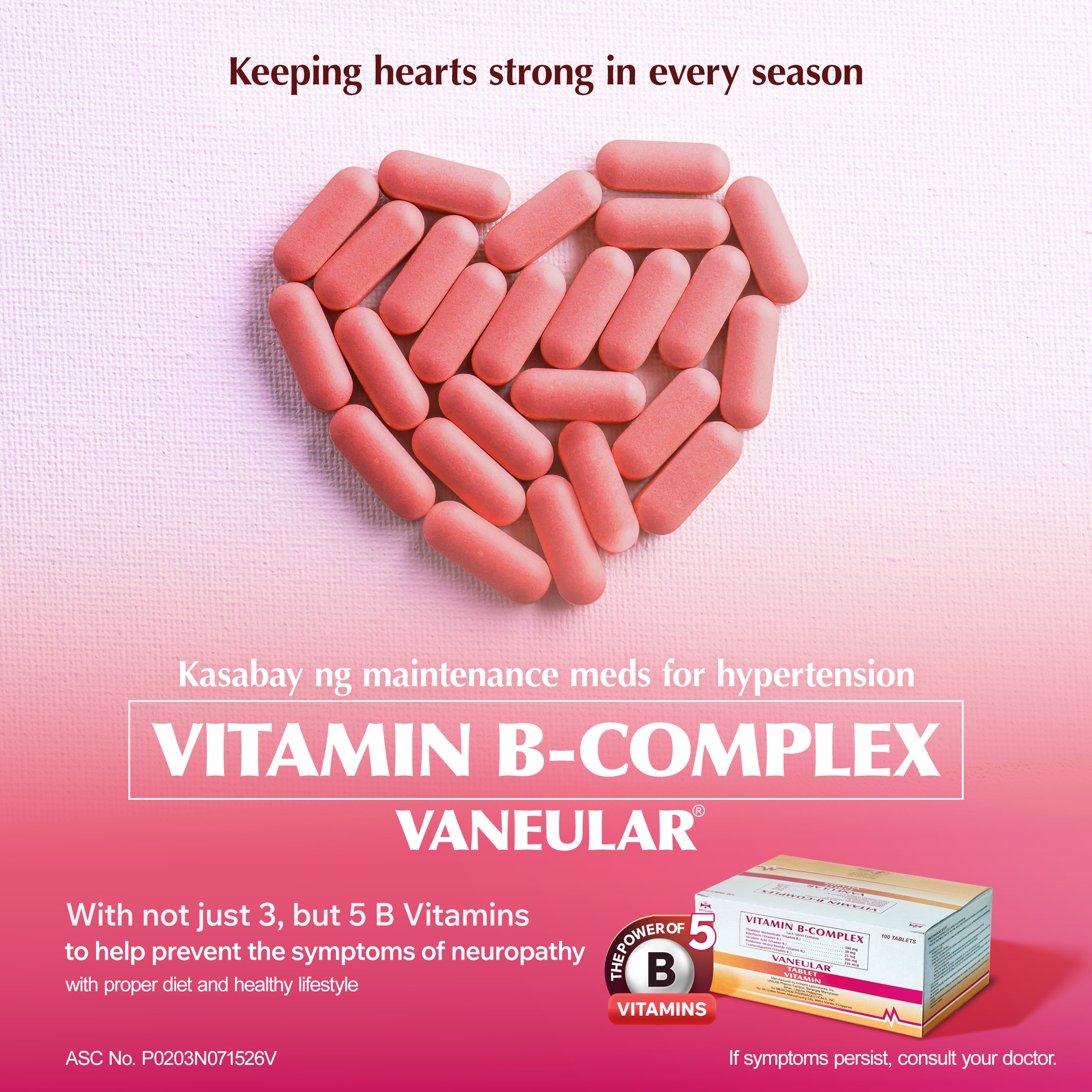 Pharex Health Corp. Facebook ad: Ang paalala ng Vitamin B-Complex (VANEULAR ), alagaan…