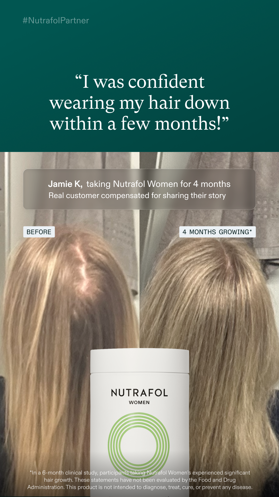 Nutrafol Facebook ad