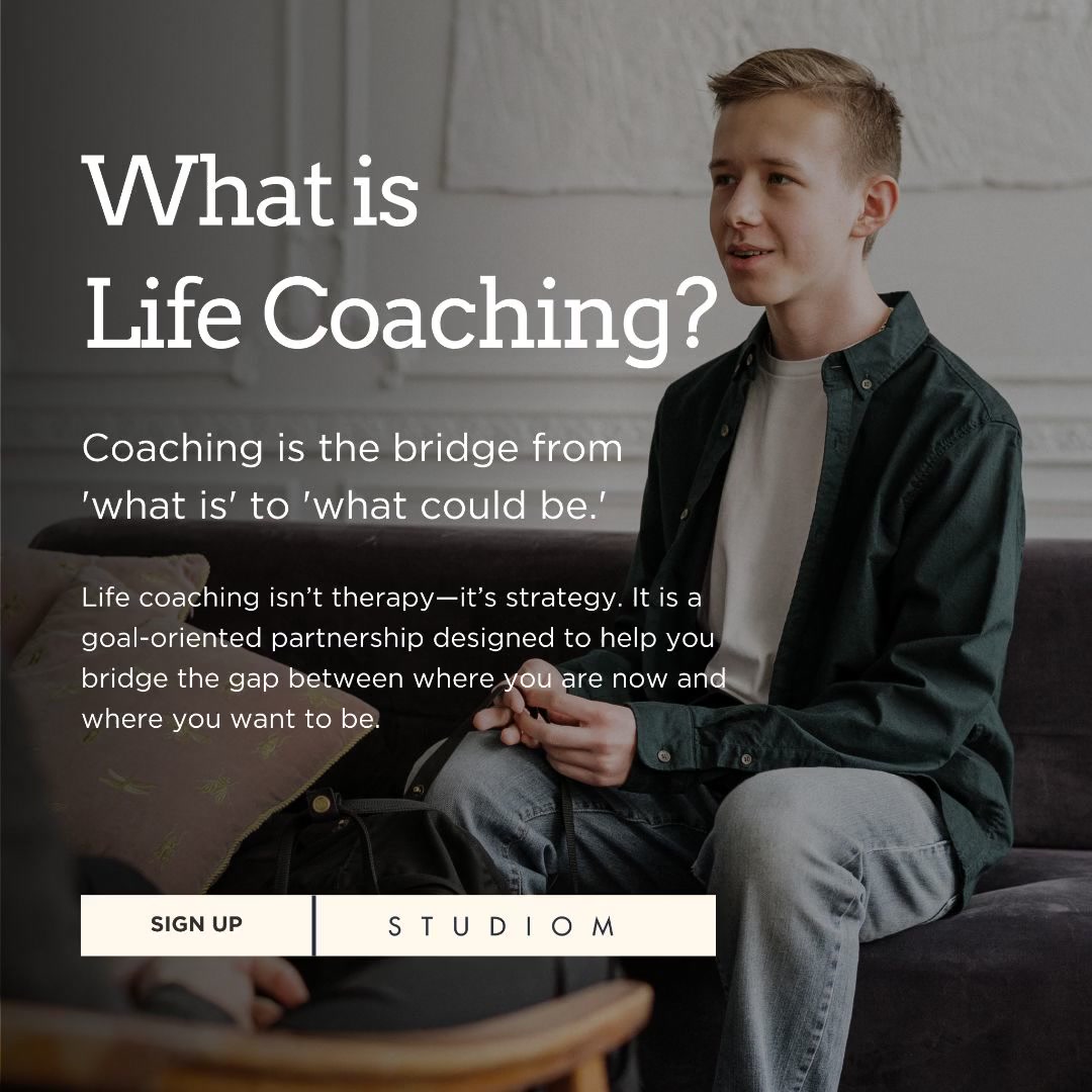 Studiom Facebook ad: LIFE COACHING