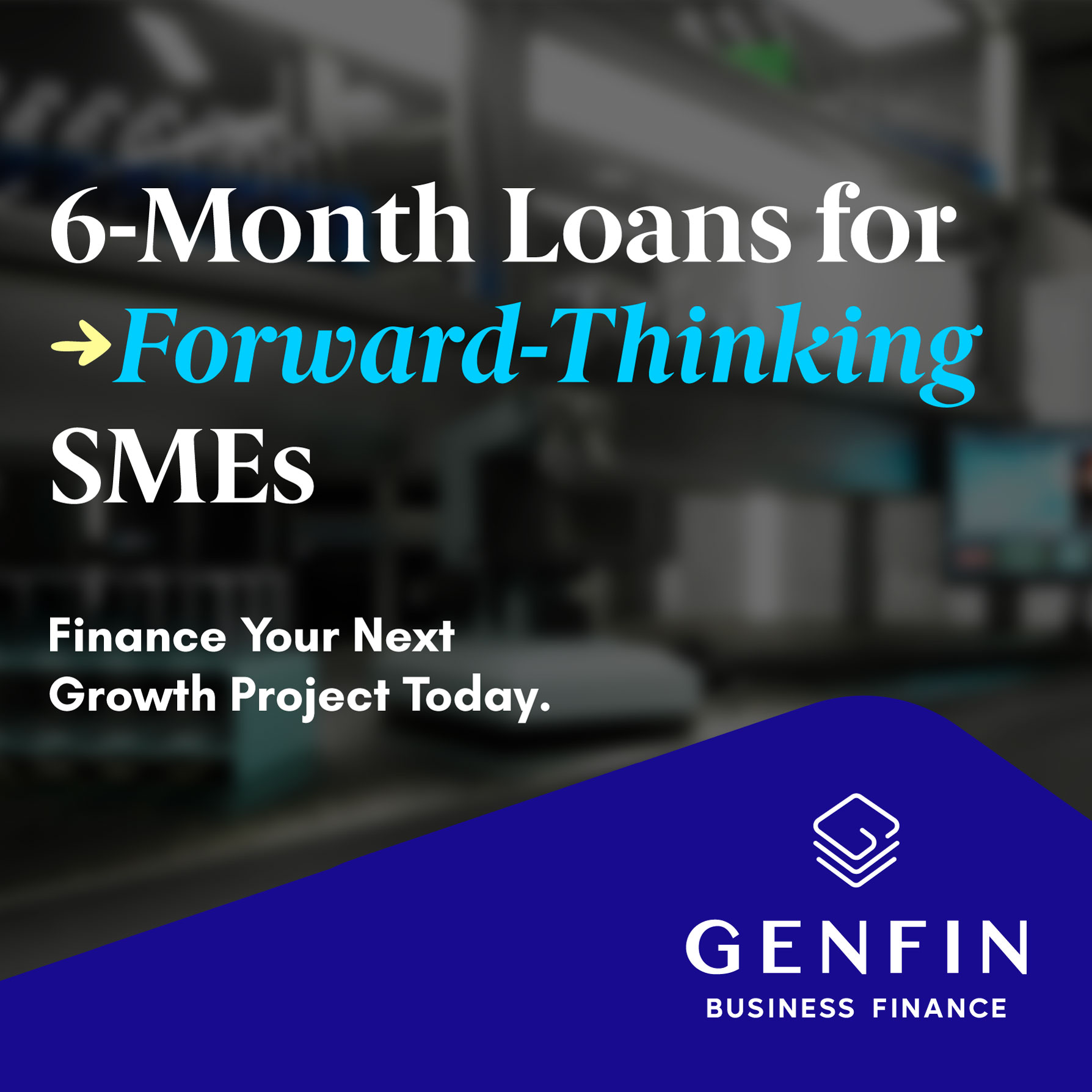 Genfin Facebook ad: Stay One Step Ahead Of Your Finances