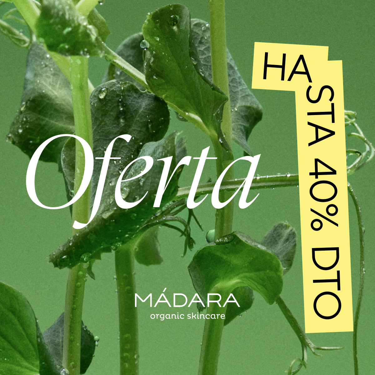 Mádara Organic Skincare Facebook ad