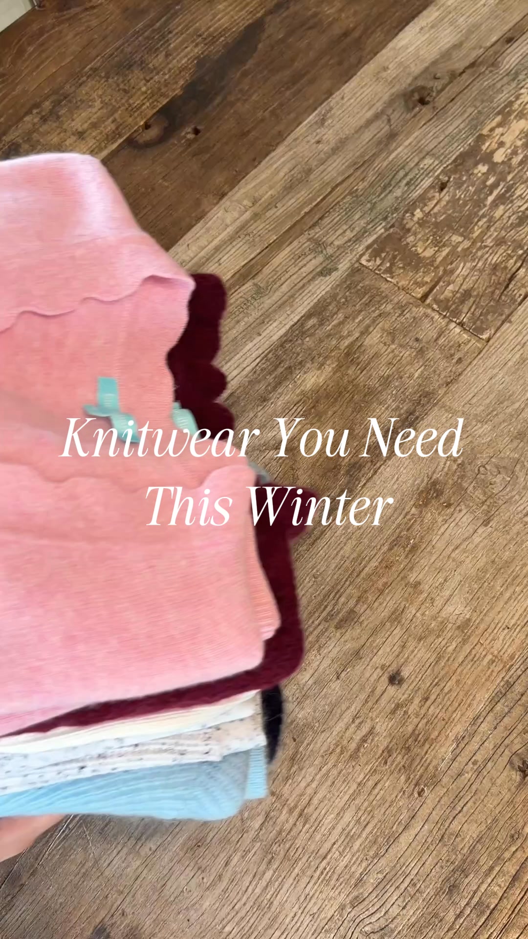 Blue Illusion Facebook ad: Knitwear