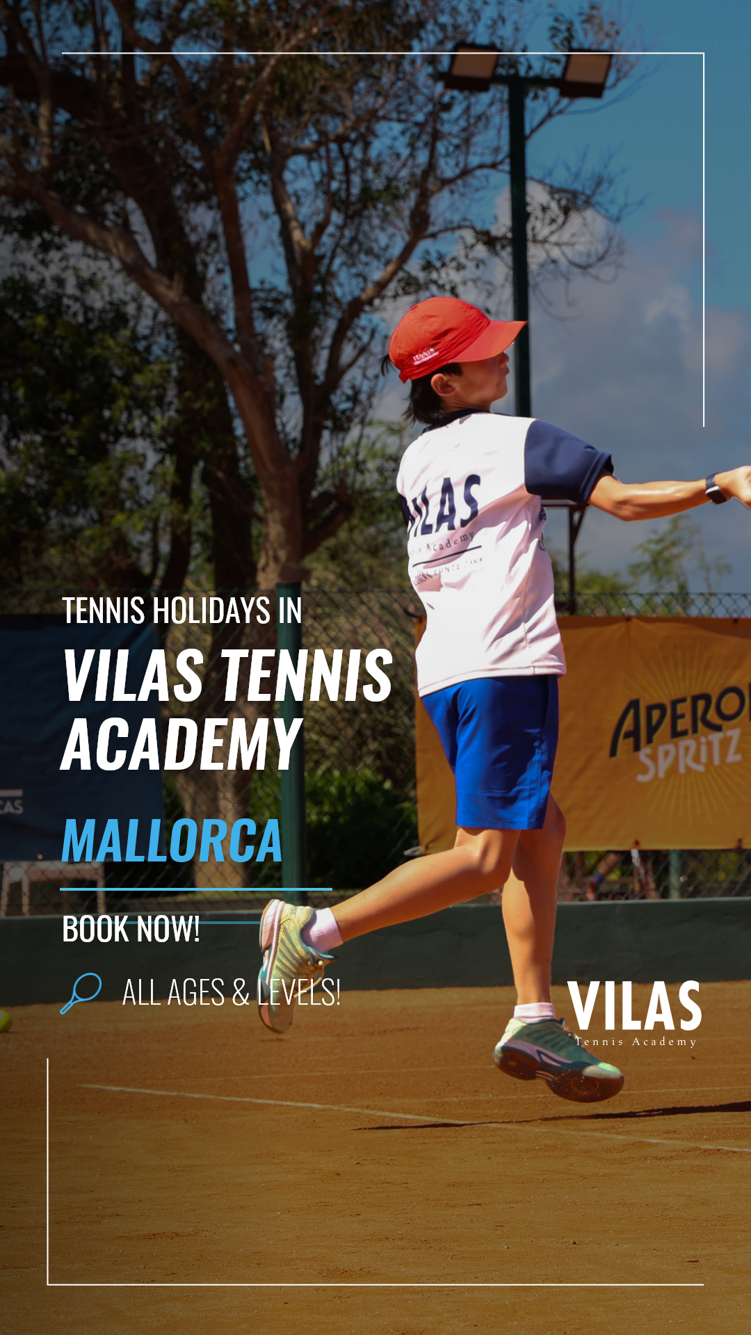 Vilas Tennis Academy Facebook ad