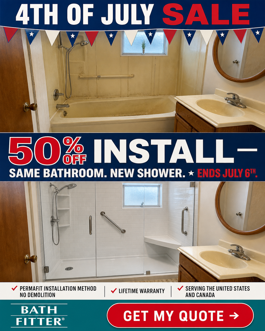 Bath Fitter Facebook ad