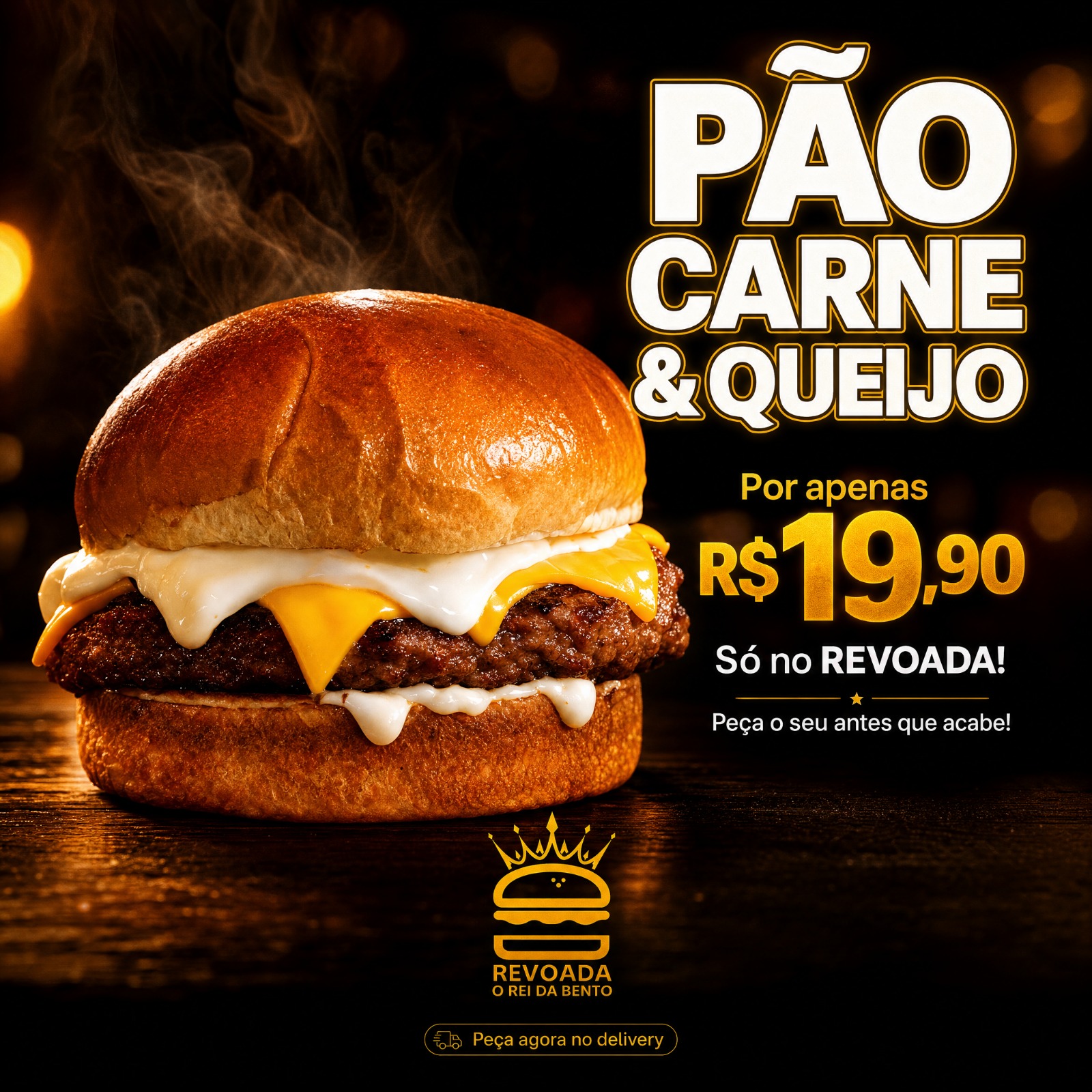 Revoada Lanches Facebook ad: BATEU AQUELA VONTADE DE BAURU?
