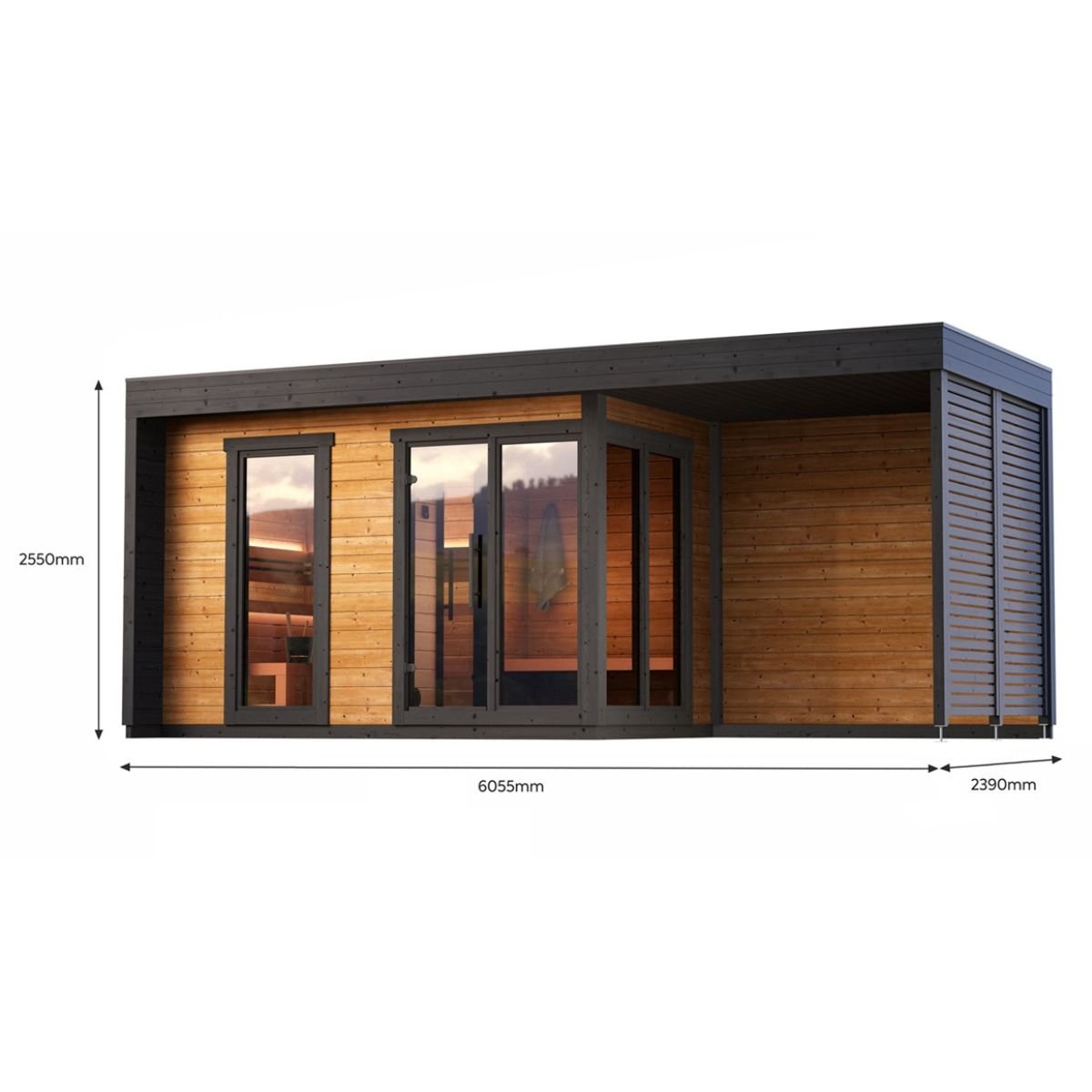 Shym Sauna's & Hottub's Facebook ad: Discover the Patio Series, Authentic Sauna, Perfectly…