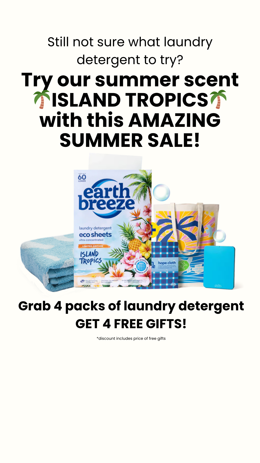 Earth Breeze Facebook ad