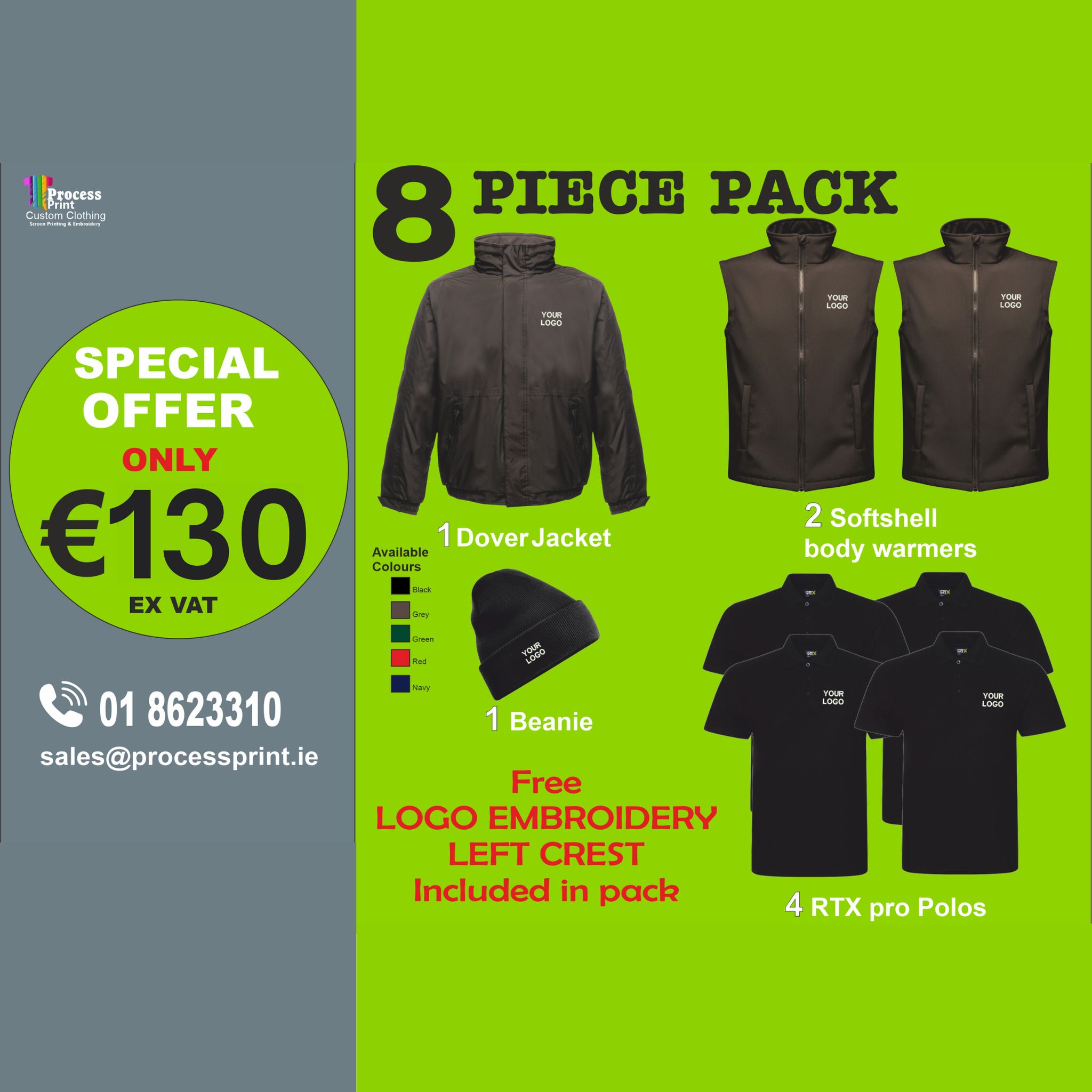Process Print Customized Workwear Facebook ad
