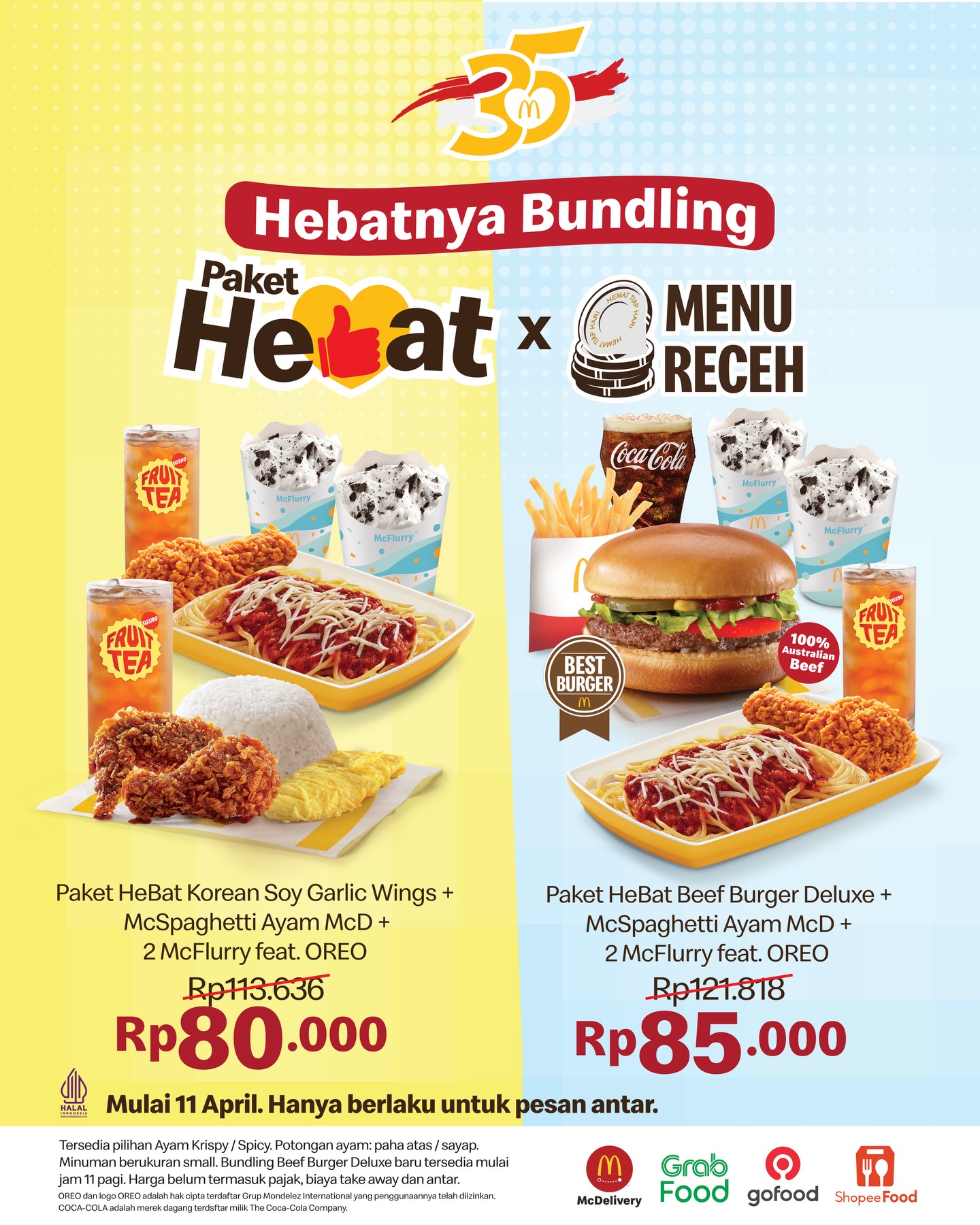 McDonald's Facebook ad: Lagi mager tapi tetap mau hemat?