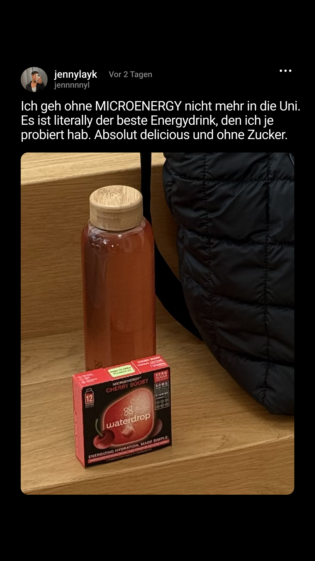 waterdrop Facebook ad