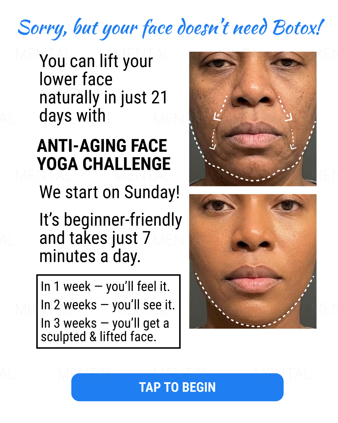 Mimika - Face Yoga Exercises Facebook ad