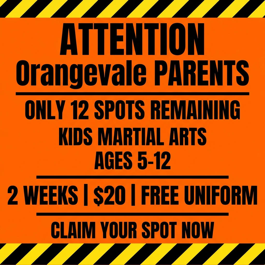 Orangevale Academy - Family Taekwondo Facebook ad