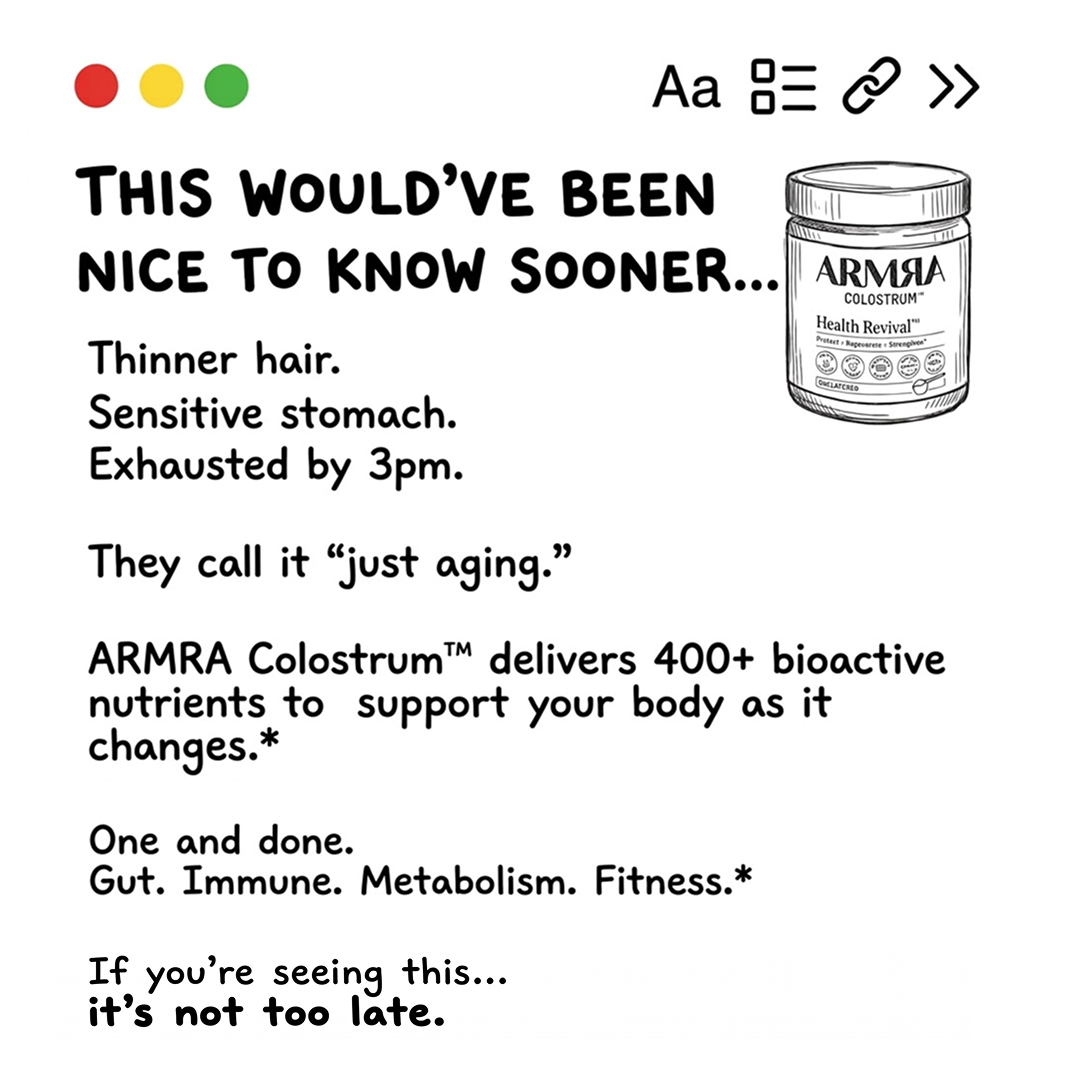 ARMRA Facebook ad