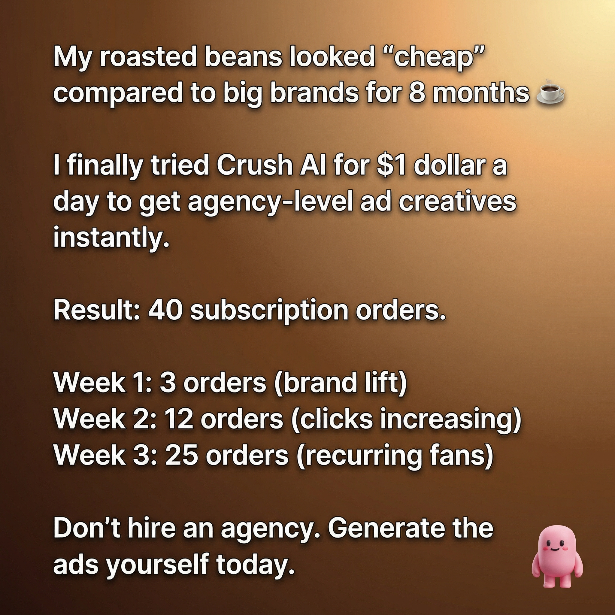trycrush.ai Facebook ad