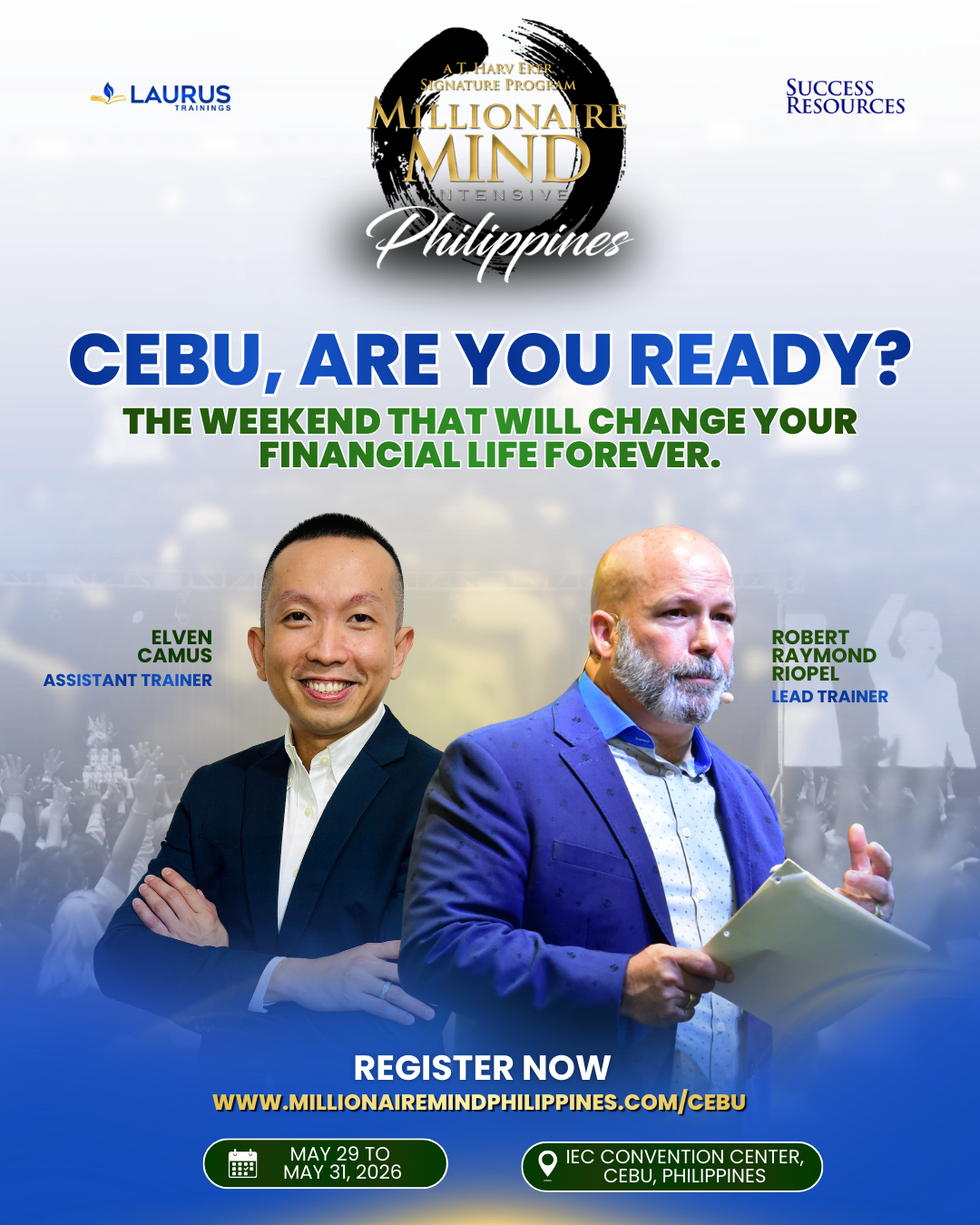 Millionaire Mind Intensive Philippines by Laurus Enterprises Facebook ad: Millionaire Mind Intensive goes to Cebu!